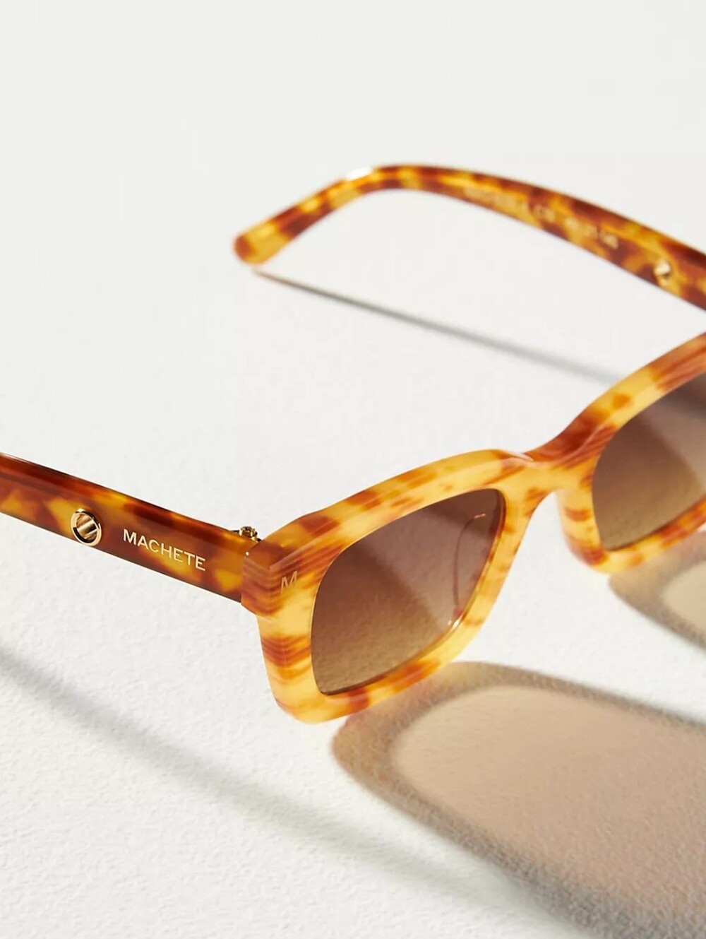 Anthropologie Machete Ruby Sunglasses In Honey - Picture 3 of 10